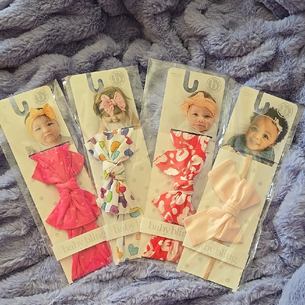 Colorful Bow Headbands for Kids